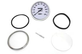 39-0487 V-twin Manufacturing Replica 2 1 Speedometer With Black Needle
