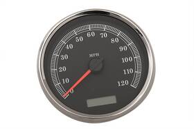 39-0882 V-twin Manufacturing 5 Inch Electronic Speedometer Assembly Black