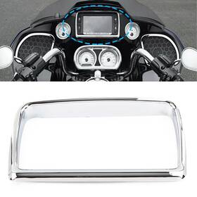 Waterttth 550749616364 Chrome Radio Trim Bezel Fit Harley Road Glide Fltrx Special Fltrxs Ultra Fltru