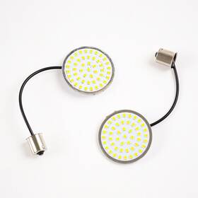 Led-p1156-ye Wynmoto #lg 1156 Led Rear Turn Signal Light For Harley Touring Electra Glide Road King