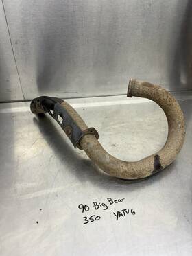 1yw-14611-02-00 Yamaha 87 88 89 90 91 92 93 94 Big Bear 350 Oem Exhaust Manifold Header Pipe Hub