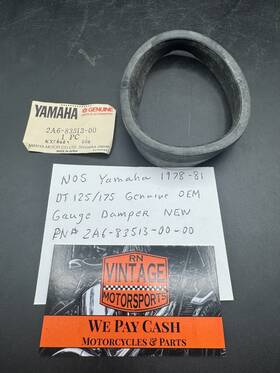 2a6-83513-00-00 Yamaha Nos 1978-81 Dt125/175 Genuine Oem Gauge Damper New Part #