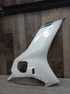 Bn6-2835y-00 Yamaha 2017-2022 17-20 Yzf-r6 R6 Aftermarket Right Middle Body Fairing Cowl Wh