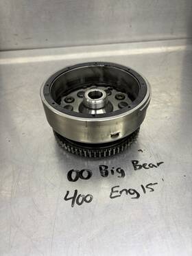 F4t423 Yamaha 2000 00 01 02 03 04 05 Big Bear 400 Oem Engine Fly Wheel Rotor Hub