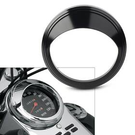 Yeahmotousa 612037584967 5 Inch Speedometer Gauge Bezel Covers Trim Ring Visor For Harley Road Glide Custom