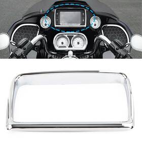 Yfoutlet 120001553661 Chrome Radio Trim Bezel Fit Harley Road Glide Fltrx Special Fltrxs Ultra Fltru