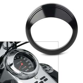 Zdl-kabusikikaisya1989us 760000730139 5 Inch Speedometer Gauge Bezel Covers Trim Ring Visor For Harley Road Glide Black Us