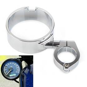 Zdl-kabusikikaisya1989usa 612003896346 39mm Side Mount Speedo Relocation Bracket Chrome For Harley Dyna Sportster Xl883