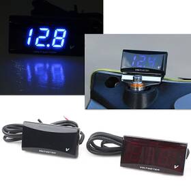 Zdl-kabusikikaisya1989usa 750000490188 Led Display Digital Voltmeter Voltage Panel Meter For Yamaha Universal Blue Us