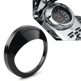 Ztg 550722968701 For Harley Road Glide Custom 5 Inch Speedometer Gauge Bezel Covers Trim Ring Visor