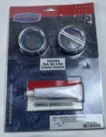 Kuryakyn For Harley Davidson Small Deluxe Gauge Bezels With Colored Accents 3782. Fixed Price $45.00.