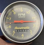 Accutronic (jones Motorola Corporation)rpm Tachometer Revs VG2. Fixed Price $148.00.