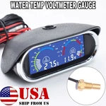 Digital Voltmeter Water Temperature Gauge Lcd Alarm Sensor 1/8 Universal. Fixed Price $19.99.