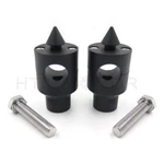 Motorcycle 1" Inch Bars Shorty Handlebar Risers Mounting Clamp For Custom Black. Fixed Price $24.63.