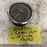 Norton Smiths Green Dot W/lines Mph Speedometer SSM-3001/02A 1000 Vintage. Fixed Price $159.69.
