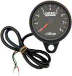 Drag Specialties Fits Mini Electronic Tachometer 2.4" Black Led Backlit - Part. Fixed Price $182.27.