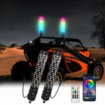 2X Fat Led Spiral Rgb Lights 1FT For Can Am Maverick Utv Atv Rzr. Fixed Price $79.99.