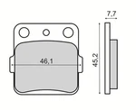 Rear Brake Pads Yamaha Atv Yfz 350 A/b/d/e Banshee 1994 Rms 225102850. Fixed Price $12.82.