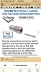 Odometer Reset Knob Harley Big Twin Speedometer Fl 1968-84 Hd 67215-68 67217-68. Fixed Price $10.81.