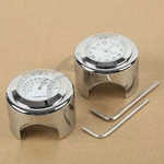 7/8" 1" Handlebar Dial Clock Temp Thermometer Fit For Harley Yamaha Suzuki Honda. Fixed Price $18.99.