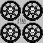Am Defender HD10 14" Cobra Blk Atv / Utv Aluminum Wheels ( Set ) CAN1CA. Fixed Price $499.95.
