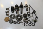 2011 Suzuki TU250 Transmission Tranny Gears Shifter Forks 24130-38301. Fixed Price $89.99.