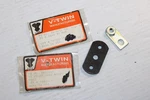 Harley Speedometer Tach Mounting Plates 70900-77 & 70903-77 Fx 1977-84 New. Fixed Price $15.00.