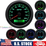 85MM Black Gps Speedometer 0-200MPH Odometer Gauge For Motorcycle Boat Car Us. Fixed Price $46.28.