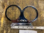 Chrome Harley Fxr Dyna Sportster Dual Gauge Mount Bracket Speedometer Tach 3 Hol. Fixed Price $69.95.
