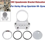 Chrome Speedometer Relocation Instrument Brackets Clamps For Harley Sportster Xl. Fixed Price $52.47.