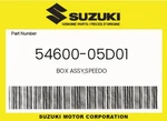 Suzuki Genuine Box Assy,speedo 54600-05D01. Fixed Price $113.53.