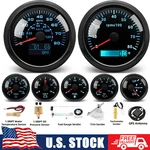 7 Gauge Set 85MM Boat Gps Speedometer 120KM/H/80MPH Tachometer 8000RPM Us. Fixed Price $155.57.