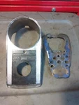 Genuine Oem 80-98 Harley Softail Evo Fuel Gas Tank Console Cover 71241-77. Fixed Price $54.00.