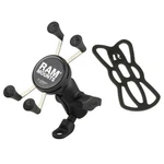 RAM-B-272-A-UN7 Mounts Angled Motorcycle With Universal X-grip Cradle. Fixed Price $66.99.