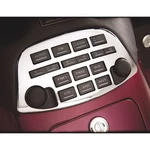Show Chrome Radio Panel Accents 52-696. Fixed Price $56.67.