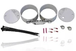 Dual Gauge Mount Bracket Chrome Fits Harley Davidson 39-0213. Fixed Price $179.36.