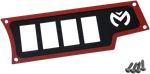 Moose Offroad Dash Plate Right Red 100-4353-PU. Fixed Price $42.19.