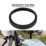 Black Speedometer Gauge Bezel Accent Trim Ring Cover For Harley Sportster Dyna. Fixed Price $12.99.