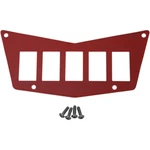 Moose Utility Division Dash Plate Red 5 Switch Rzr 100-4383-PU. Fixed Price $29.95.