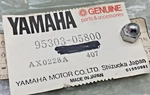 New Genuine Yamaha 95303-05800 Nut, Crown. Fixed Price $8.90.
