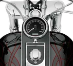 Harley Davidson New Oem Black Dyna Flush-mount Fuel Cap & Gauge Kit 75327-09D. Fixed Price $292.45.