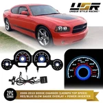 Blue / White Glow Gauge Face Overlay Fit For 06-10 Dodge Charger Magnum 140MPH. Fixed Price $63.95.