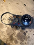 Yamaha RD250 RD350 Tachometer Bracket Gauges Speedometer Mount 1970S. Fixed Price $100.00.