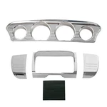 Chrome Line Gauge Stereo Accent Trims Covers Fit For Harley Glide 14-23. Fixed Price $44.99.