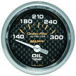 Auto Meter 4748 Carbon Fiber Electric Oil Temperature Gauge 140-300 2-1/16". Fixed Price $93.75.