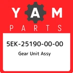 5EK-25190-00-00 Yamaha Gear Unit Assy 5EK251900000, New Genuine Oem Part. Fixed Price $98.59.
