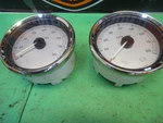 Harley Davidson Big Twin Touring Two Used White Face Tachometer. Fixed Price $44.17.