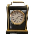 Vintage Seiko Quartz Brass Handle Table Desktop Clock Japan 11 - Tested. Fixed Price $50.99.