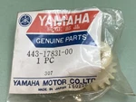 New Genuine Yamaha 443-17831-00 Gear, Drive. Fixed Price $41.04.