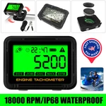 Digital Lcd Rpm Hour Tachometer Gauge Timer Backlight Car Boat Motorcycle. Fixed Price $20.89.